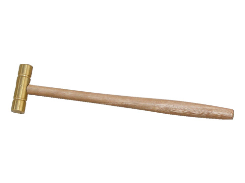 Brass Mallet With Wooden Handle