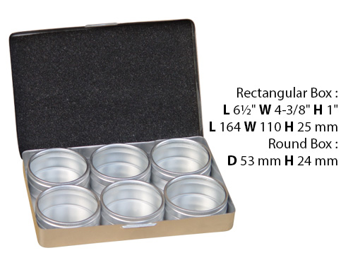Aluminum Boxes Set