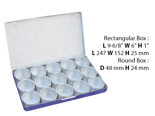 Aluminum Boxes Set