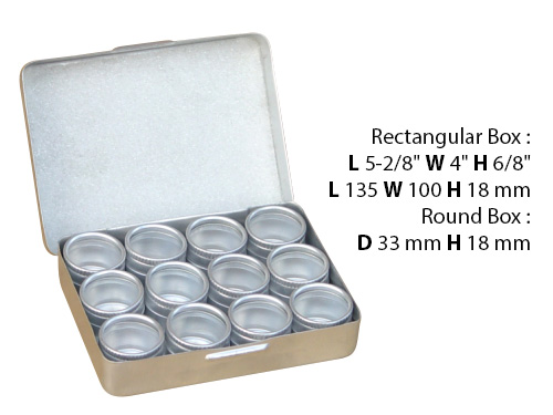 Aluminum Boxes Set