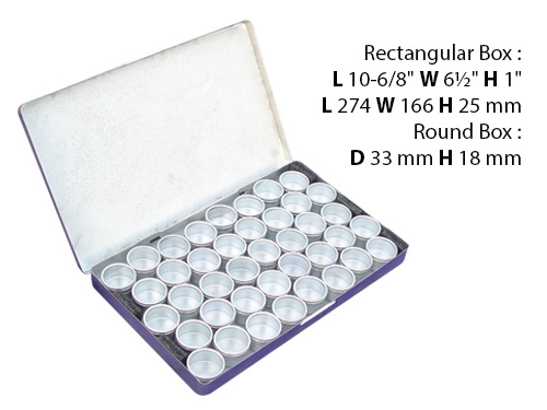 Aluminum Boxes Set