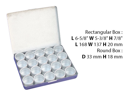 Aluminum Boxes Set