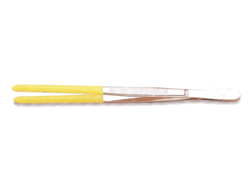 Coated Forceps/Steam Tweezers Cross Lock 8" Long