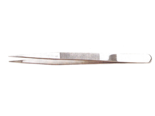 Diamond Tweezers With Satin Finish 6½" Long