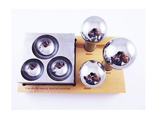 Doming Punches Set Of 3 W/Block Jumbo